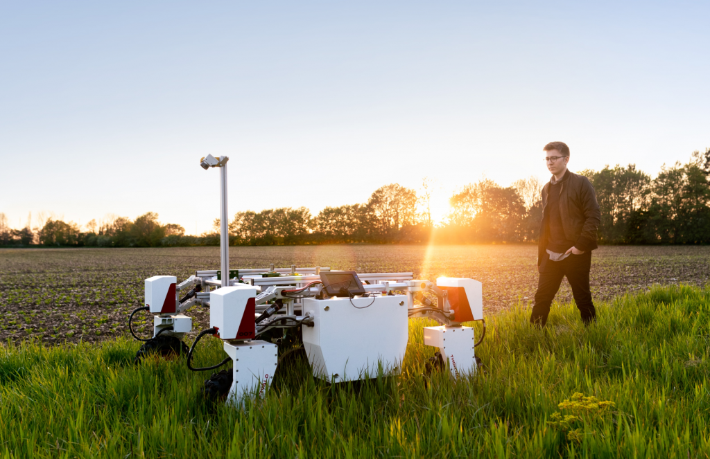 tecnología robótica en agricultura